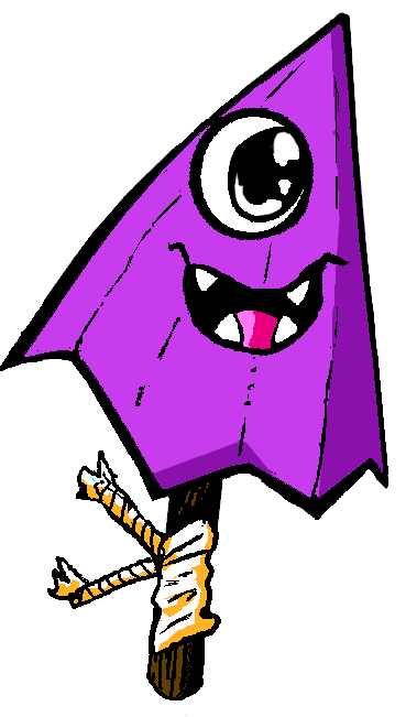 Edgar the umbrella monster